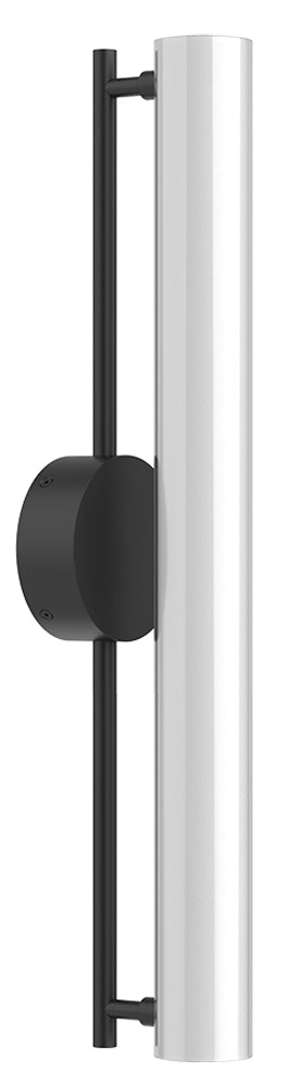Kuzco Lighting WS70124-BK LED 24 Inch Gramercy Bathroom Vanity Wall Light Black Finish