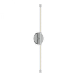 Kuzco Lighting WS74226-CH LED 26 Inch Motif Sconce Wall Light Chrome Finish