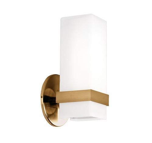 Kuzco Lighting WS8809-XX Bratto Wall Sconce Vintage Brass Light 120V - BuyRite Electric