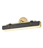 Alora Lighting WV307919VBTL Valise LED 20 inch Brass/Black Wall Sconce Wall Light