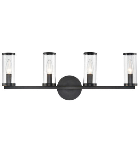 Alora Lighting WV309044UBCG Revolve 4 Light 25 inch Bronze Vanity Light Wall Light