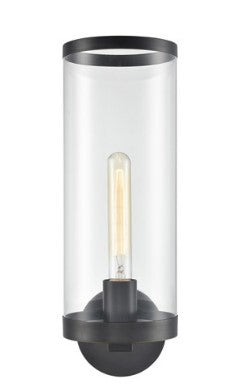 Alora Lighting WV311601UBCG LED Revolve II 1 Light 6 inch Vanity Wall Light Urban Bronze Clear Glass Finish