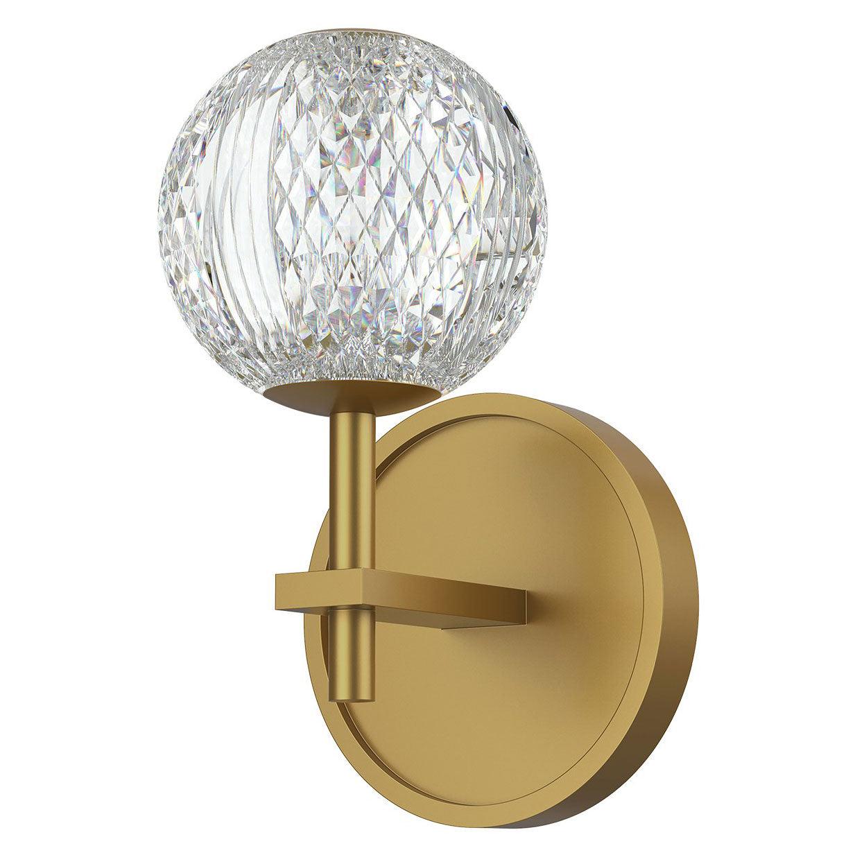 Alora Lighting WV321201NB Marni LED Wall Sconce Light Brass Finish