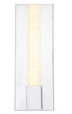 Alora Lighting WV322114PNAR Kismet 14 inches Tall Alabaster Glass LED Bathroom Vanity Light, Polished Nickel Finish