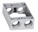 Westgate WXB75-4 3/4 Inch Trade Size 4 Outlet Holes 9.5 Cubic Inch One Gang Extension Boxes