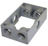 Westgate WXB75-6 3/4 Inch Trade Size 6 Outlet Holes 9.5 Cubic Inch One Gang Extension Boxes