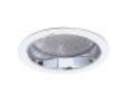 ELCO Lighting EL762W 7 Inch CFL Horizontal Reflector with Regressed Prismatic Lens 18W White Finish