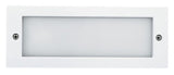 ELCO Lighting ELST83W LED Brick Light with Open Faceplate 5.4W 3000K 340 lm 120V White Finish