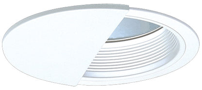 ELCO Lighting EL755W 7 Inch Wall Wash Reflector with Baffle Trim White Finish