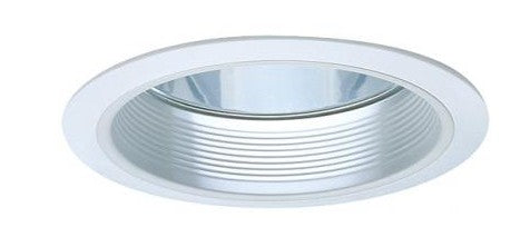 ELCO Lighting EL830W 8 Inch CFL Horizontal Reflector with Baffle 42W White Finish