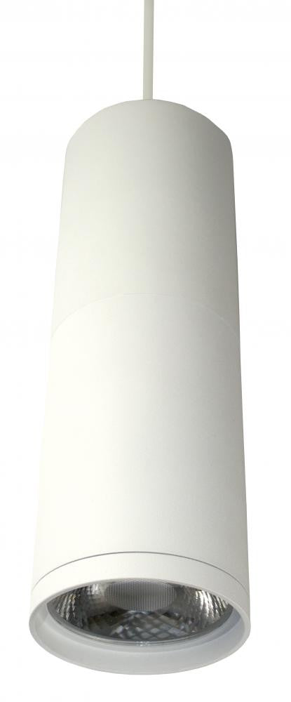 ELCO Lighting EDL8340W LED Diecast Aluminum Pendant 40W 4000K 2900 lm 120V Triac White Finish | BuyRite Electric