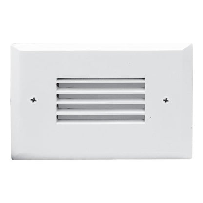 ELCO Lighting ELST9730W Mini LED Step Light with Angled Louver 2W 3000K 120V White Finish | BuyRite Electric