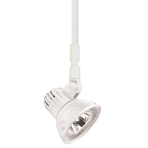 ELCO Lighting ET534-12W Electronic Low Voltage Clasp Accent Light with Stem Extension Track Fixture 12" Extension 50W 12V White Finish