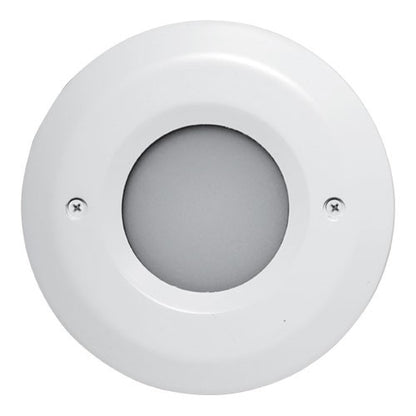 ELCO Lighting ELST8640W Round Mini LED Step Light with Open Faceplate 3W 4000K 120V White Finish