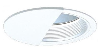 ELCO Lighting EL745W 7 Inch CFL Horizontal Wall Wash with Baffle 18W White Finish