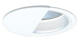 ELCO Lighting EL745W 7 Inch CFL Horizontal Wall Wash with Baffle 18W White Finish