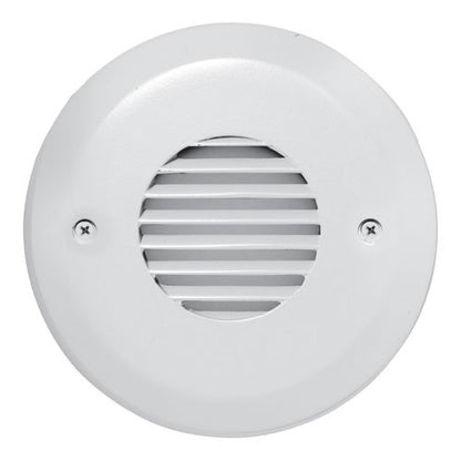 ELCO Lighting ELST8730W Round Mini LED Step Light with Angled Louver 3W 3000K 12V White Finish | BuyRite Electric