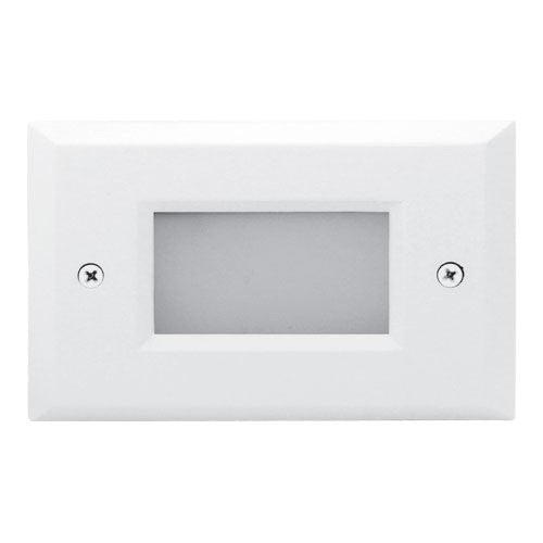 ELCO Lighting ELST9530W Mini LED Step Light with Open Faceplate 2W 3000K 120V White Finish | BuyRite Electric