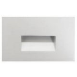 Westgate SLT-A-WH Precision-Cast Aluminum Step Light Face Plate White Finish