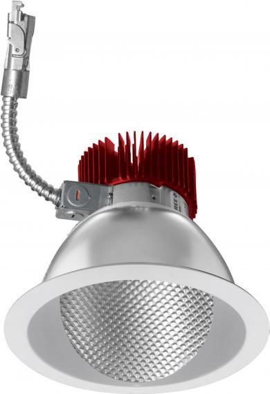 ELCO Lighting E611L3030W 6 Inch LED Light Engine with Wall Wash Trim White Finish 3000K 3000 Lumens