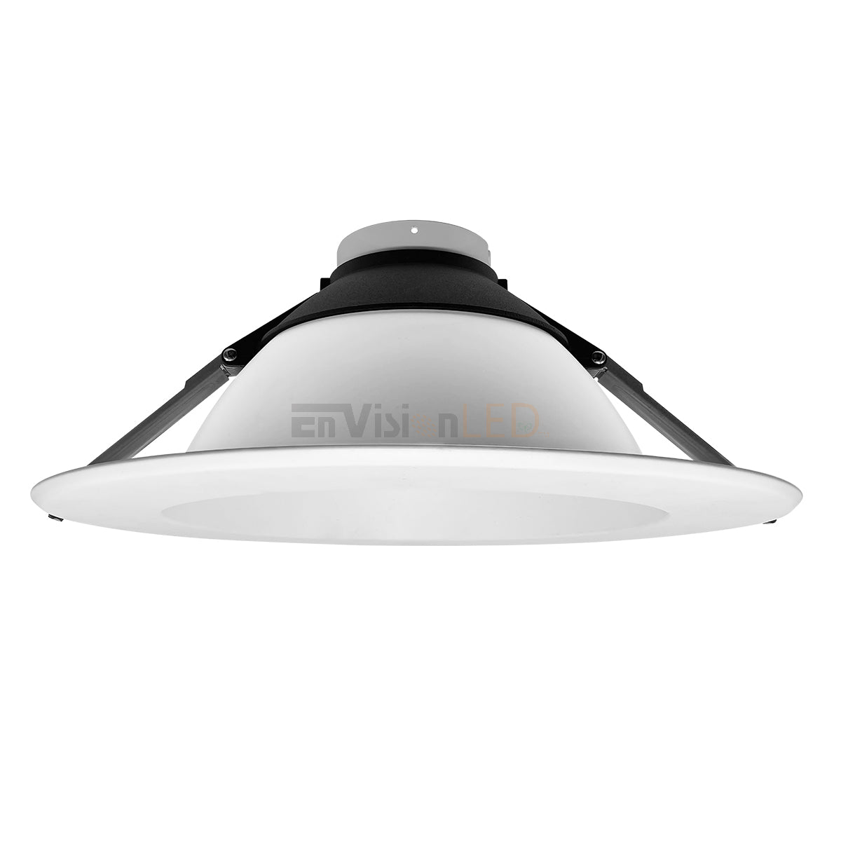 EnvisionLED CADM-6-WH LED 6 Inch Clear-Spectacle, Commercial Downlight White Reflector + Trim