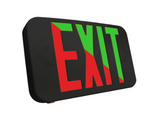 Westgate Lighting XTU-RG-EM-BK 2-in-1 LED Color-Selectable Universal Exit Sign, Color Temperature 1001K, Black Finish