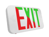 Westgate Lighting XTU-RG-EM 2-in-1 LED Color-Selectable Universal Exit Sign, Color Temperature 1001K, White Finish