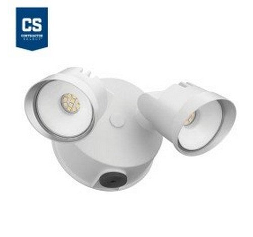 Lithonia Lighting Contractor Select OLF 25W 2-Head LED Flood Light 120V- BuyRite Electric