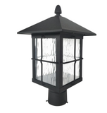 Westgate PML-MCT-BK 12W LED Multi-CCT Post Mount Lantern 3000K/4000K/5000K