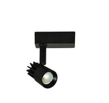 Nora Lighting NTE-850L930X10AB 720lm Aiden LED Track Head 23° Spot included,43° Flood installed 3000K , 90 CRI Black Finish