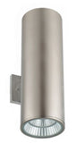 WestGate WMCL-UDL-MCT-BN Wall Mount Cylinder Light 40 Watt Multi-Color Brushed Nickel Finish