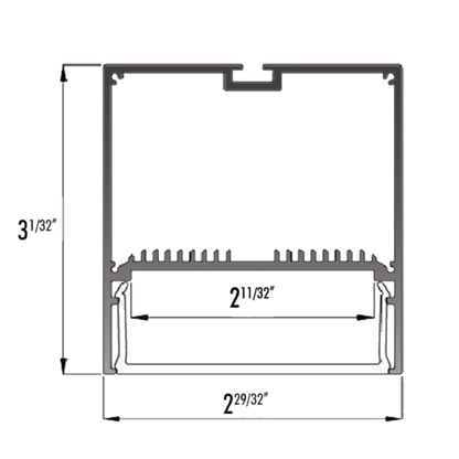 Core Lighting ALP300-48 Surface/Suspended LED Aluminum Profile - 48 inches