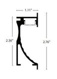 Core Lighting ALP600-48 Recessed Mount LED Profile - 48 Inches