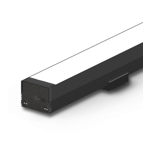 Core Lighting ALP60-48-BK Designer Surface Mount LED Profile - 48 Inches Black Finish