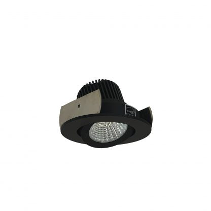 NORA Lighting NIOB-2RG27XBB/HL 2 Inch Iolite Round Surface Gimbal Trim Black Finish 2700K 1500-2500lm