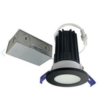 Nora Lighting NM2-2RDCS8530BB Recessed Fixture 2 Inch M2 Round LED Lensed Downlight, 850lm / 10W, 3000K, 120V, Matte Black Finish