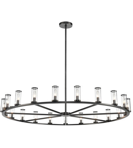 Alora Lighting CH309021UBCG Revolve 21 Light 60 inch Chandelier Ceiling Light Bronze Finish