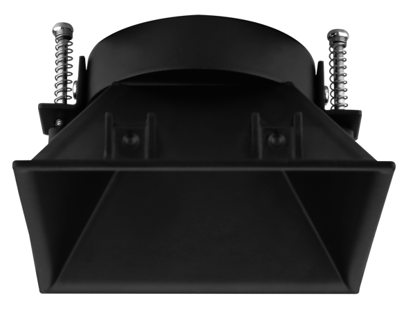 Elco Lighting ELK445B Pex™ 4 Inch Square Trimless Smooth Reflector Trim Black Finish