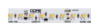 Core Lighting LSMW35WD-18K/27K-20FT-24V Outdoor Auto Warm-Dim LED Strip 1800K / 2700K Color Temperature 20 ft. Length, 24 Voltage