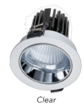 Westgate LRD-7W-40K-3WTR-C 3 Inch LED Architectural Winged Recessed Light Open Trim Clear Finish