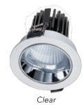 Westgate LRD-10W-40K-3WTR-C 3 Inch LED Architectural Winged Recessed Light Open Trim Clear Finish