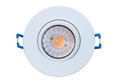 Westgate RDL3S-ADJ-30K-WH LED 8W 3 Inch Round Adjustable Recessed Lights 3000K