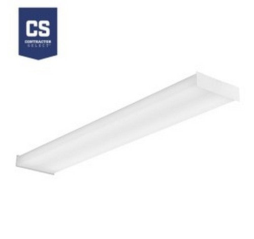 Lithonia Lighting SBL4 4-ft 32W Contractor Select LED Square Basket Wraparound 120-277V- BuyRite Electric