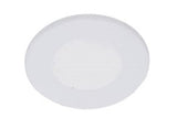 Westgate PL12-50K-WH 2W 3 Inch Slim Round Puck Light Trim White Finish 12V 5000K