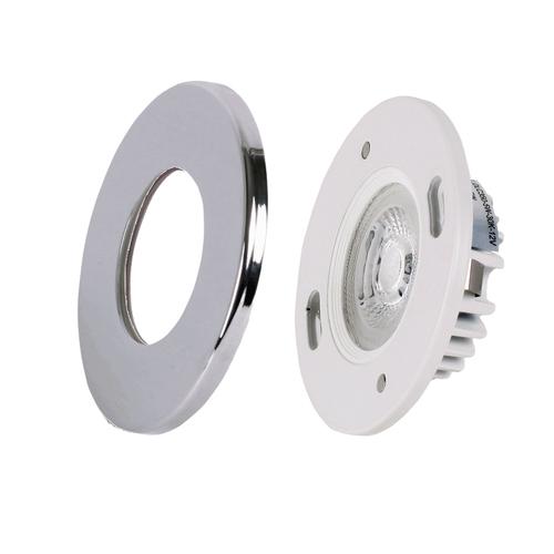 Core Lighting DLC350-5W-27K-CH 5W LED Recessed Undercabinet Downlight - 12V 2700K  Chrome Finish