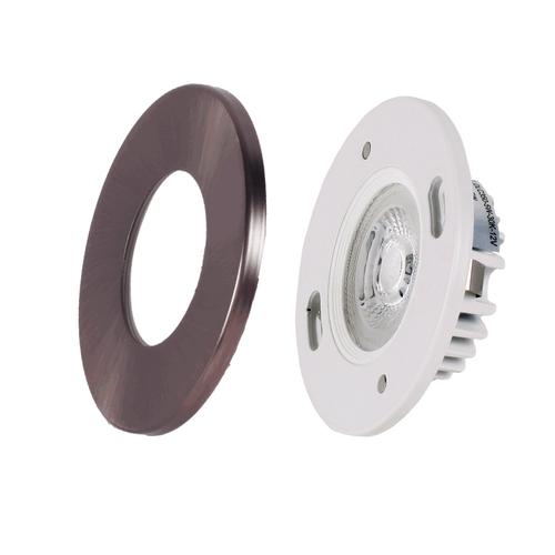 Core Lighting DLC350-5W-40K-BZ 5W LED Recessed Undercabinet Downlight - 12V 4000K  Bronze Finish