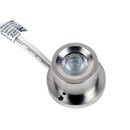 Core Lighting DOT100-3-40K-25-SS-12V LED Indoor/Outdoor Recessed Undercabinet Downlight Color Temperature  4000K,  Beam Spread  25 Degrees