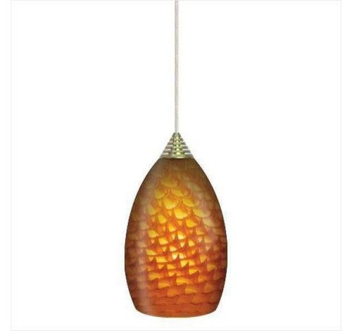 ELCO Lighting EDL62N-AT LED Becket Glass Pendants 5W 3000K 300 lm 120 Athena Finish | BuyRite Electric
