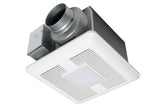 Panasonic WhisperCeiling DC - ECM Motor with Pick-A Flow Fan with Led Light 50-80-110 CFM - BuyRite Electric
