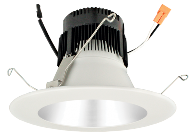 ELCO Lighting EL685CT5DHW 6 Inch 0-10V LED Inserts with 5-CCT and 3-Lumen Switch Haze/White Ring Finish